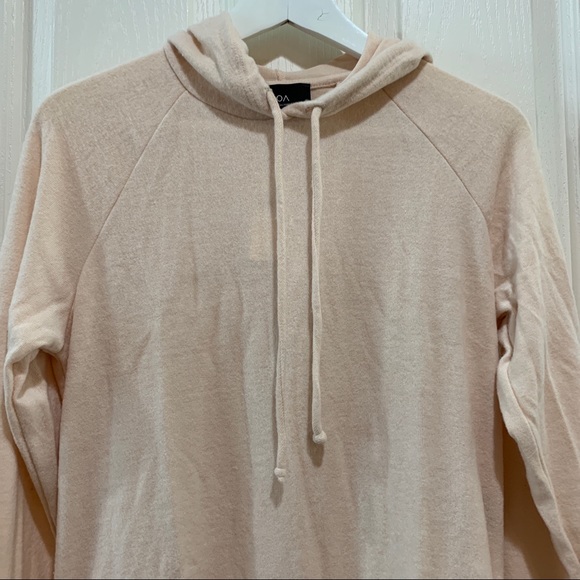 New Anthropologie Fleece Brushed Hoodie Sweatshirt - Picture 7 of 8